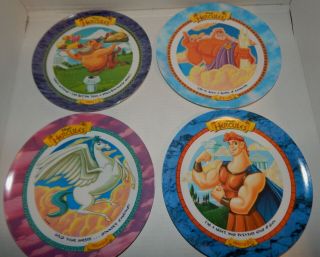 Complete Set Of 6 Vintage 1997 Mcdonalds Disney Hercules Collectors Plates