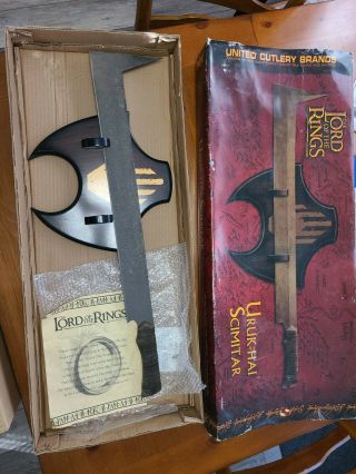 United Cutlery Lotr Lord Of The Rings Uruk - Hai Scimitar Sword,  Uc1309