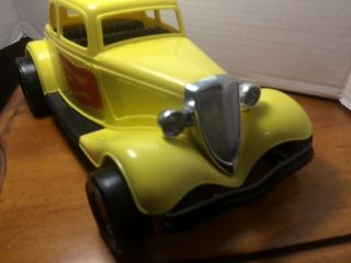 Vintage 11 " Durant Plastics/ Tootsietoy 1934 Ford Victoria Hot Rod Made In Usa