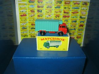 Matchbox Lesney 44 Gmc Refrigerator Truck Shiny Paint Nc W/original Box