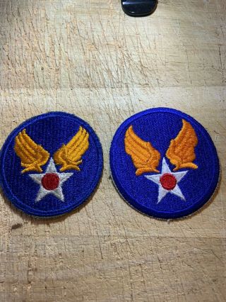 Wwii/post/1950s? 2 - Us Army Air Force Patches - Air Force Wings - Usaafs