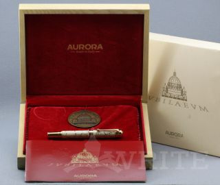 Fountain Pen Aurora Limited Edition Jubileum 0457/2000 Nib M Complete Box