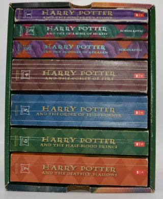 Harry Potter The Complete Series By J.  K.  Rowling Paperback Books