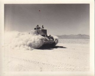 Wwii Photo T23 Prototype Tank In Desert Camp Seeley 1943 California 22