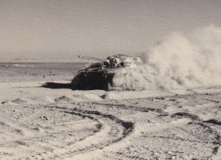 Wwii Photo M18 Hellcat Tank Destroyer In Desert 1943 Camp Seeley Ca 8