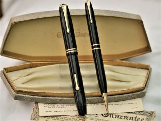 Vintage - Conway Stewart 24 Fountain Pen & 18 Pencil - C1955 - Box / Inst