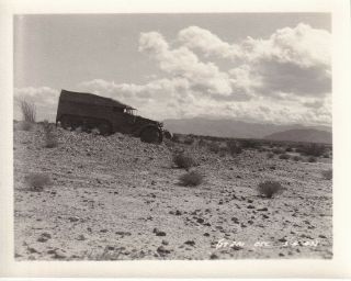Wwii Photo M3 Halftrack In Desert At Camp Seeley 1943 California 1