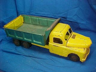 1950s Structo Pressed Steel Hydraulic Toy Dump Truck 21 "