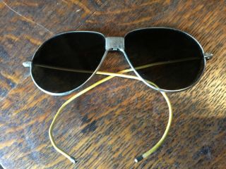 Ww2 Wwii U.  S.  Aviator Pilot Sun Glasses Not Marked 1940s