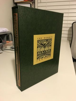 The Hobbit Book J.  R.  R.  Tolkien Lord Of The Rings Leather Bound Special Edition