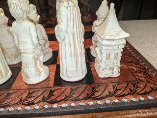 Vintage 1988 LORD OF THE RINGS CHESS SET BY TOLKIEN - LOTR The Hobbit 5