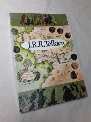 Vintage 1971 Lord Of The Rings Tolkien Jigsaw Puzzle Complete