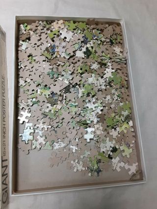 Vintage 1971 Lord of The Rings Tolkien Jigsaw Puzzle Complete 3