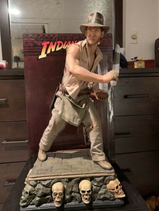 Indiana Jones And The Temple Of Doom Sideshow Statue 1/4 Premium Format Figure