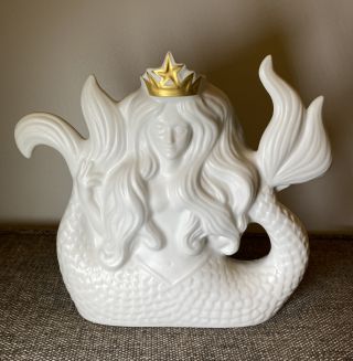 Starbucks 2016 Limited Edition Siren Mermaid Figurine Ceramic Statue Sculpture