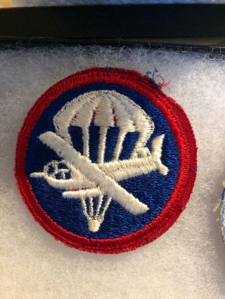 Us Wwii Airborne Em Combined Glider Parachute Cap Patch