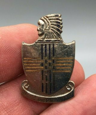 Ww2 Us Army 120th Quartermaster Regiment Dui Nh Sb Di Pin Badge Unit Crest D143