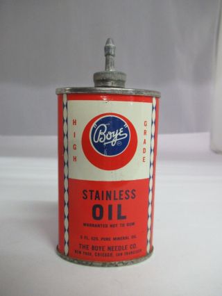 Vintage Advertising Boye Stainless Oil Lead Top Oiler,  205 - Z