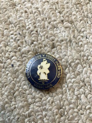 Wwii Us Army Dui/ Di Crest Pin School Of The America’s Rr