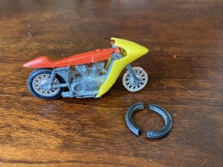 Hot Wheels Rrrumblers Rip Snorter Red And Yellow Plastic Mattel Motorcycle