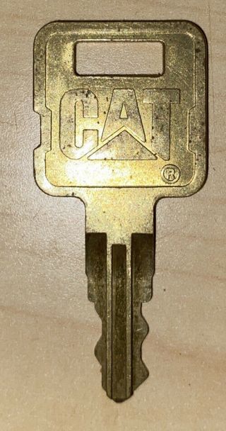 Vintage Caterpillar Cat Brass 5p8500 Key Heavy Equipment Keys Do Not Duplicate