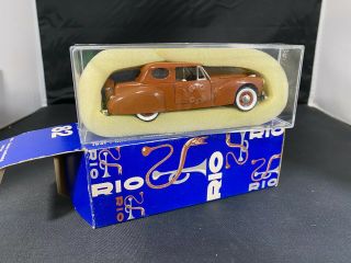 Mib Vintage Rio 82 1:43 Scale 1941 Lincoln Continental Berlina
