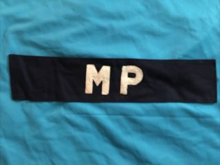 Wwii Era Us Army Military Police Mp Wool Arm Band 18 X 4 Inches