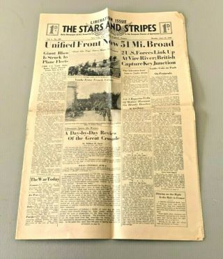The Stars And Stripes Liberation Issue June 12,  1944