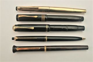 Montblanc Pen & Pencil & 3 Other Fountain Pens - As Found