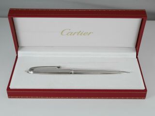 Louis Cartier Platinum Plated Ballpoint Pen