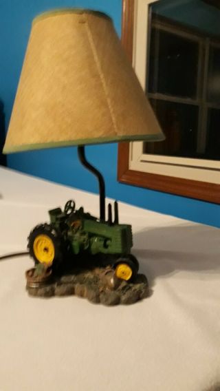 John Deere Tractor Table Lamp With Shade