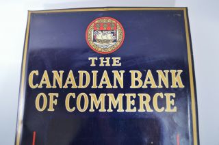 Vintage Canadian Imperial Bank of Commerce Metal Perpetual Calendar 3