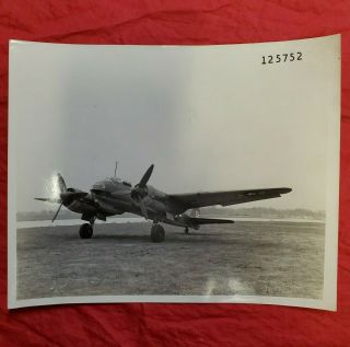 Photo Large German Junkers Ju - 88 Bomber Captured Airplane Us Markings