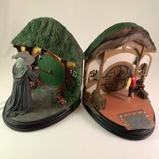 Sideshow Weta No Admittance Bookends Lord Of The Rings Hobbit Gandalf Lotr