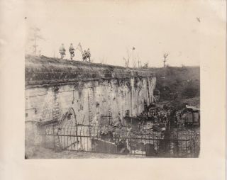 Wwii Photo Us Army Iii Corps Troops On Fortress In France Or Germany 64
