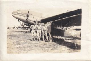 Post - Wwii Aaf 435th Troop Carrier Group C - 46 Commando 1946 Germany 17