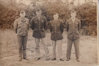 Photo Aaf 435th Troop Carrier Group 76th Squadron Officers England 16