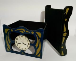 Vtg 1940s Abbott ' s Nesting Clock Magic Trick W/Production Box 2