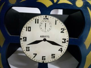 Vtg 1940s Abbott ' s Nesting Clock Magic Trick W/Production Box 3