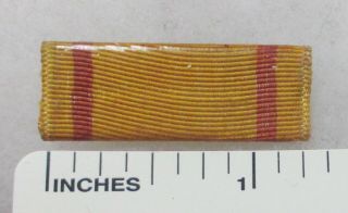 Ww2 Vintage Us Navy Usmc China Service Medal Ribbon Bar 1/2 Inch Wide