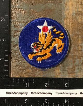 Ww2 Us Army 14th Air Force Flying Tigers Ssi Patch Aaf
