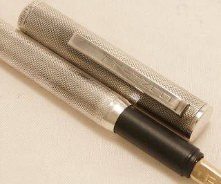 Noreserve Vintage Dunhill Sterling Silver Fountain Pen Very.