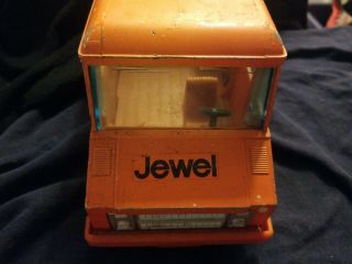 Jewel Tea nylint Delivery Truck Shopping Service Orange White Vintage 2