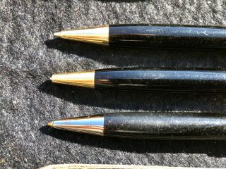 Mont Blanc Ballpoint Pens (3) w leather case 3