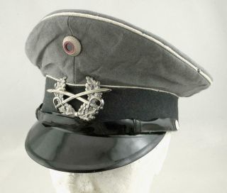 Post Ww2 Wwii West German Army Nco Visor Hat