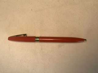 Vintage Shaeffer Imperial Rare Color Red Ball Point Pencil Nos