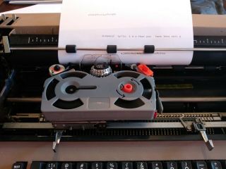 Vintage IBM Selectric II Typewriter w/self correction key Very & 4