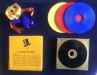 Vintage Magic Trick Rainbow Records: Remco 1975 Like Silk Serenade Color Change 2