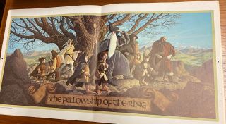 Vintage 1976 Tolkien Hobbit Lord Of The Rings Brothers Hildebrandt Calendar