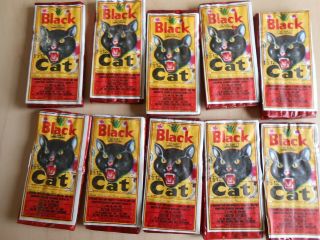10 Vintage Black Cat 12 